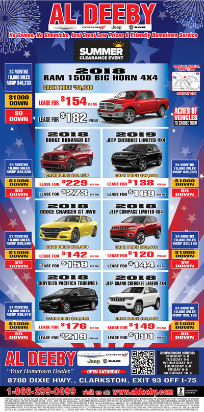 Oakland Press - Local Auto Deals - Jul 8, 2018