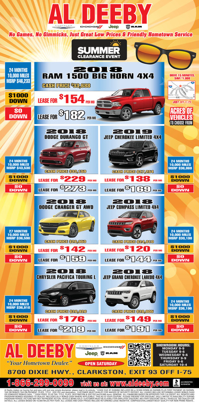Oakland Press - Local Auto Deals - Jul 15, 2018