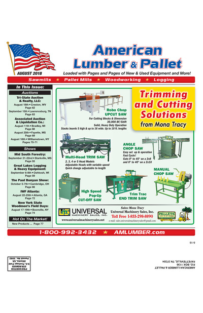 American Lumber & Pallet - August 2018