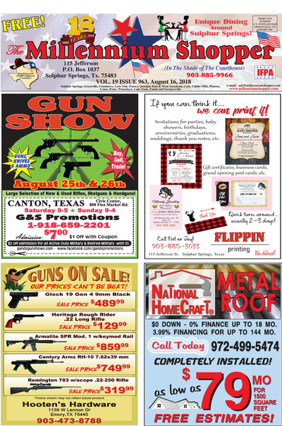 Millennium Shopper - Aug 16, 2018