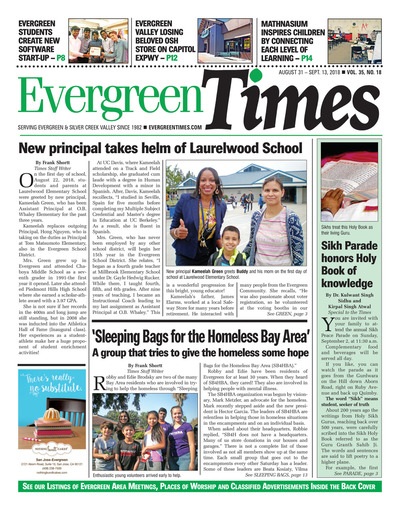 Evergreen Times - Aug 31, 2018