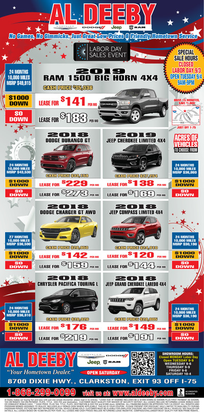 Oakland Press - Local Auto Deals - Sep 2, 2018