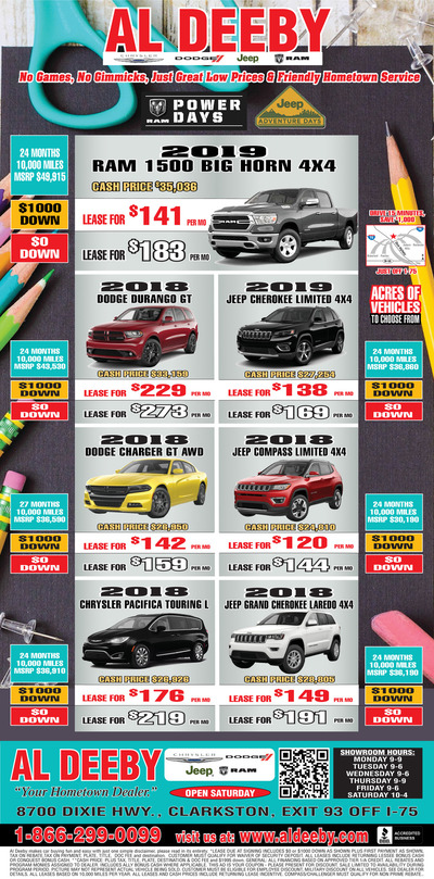 Oakland Press - Local Auto Deals - Sep 9, 2018