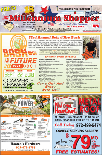 Millennium Shopper - Sep 13, 2018