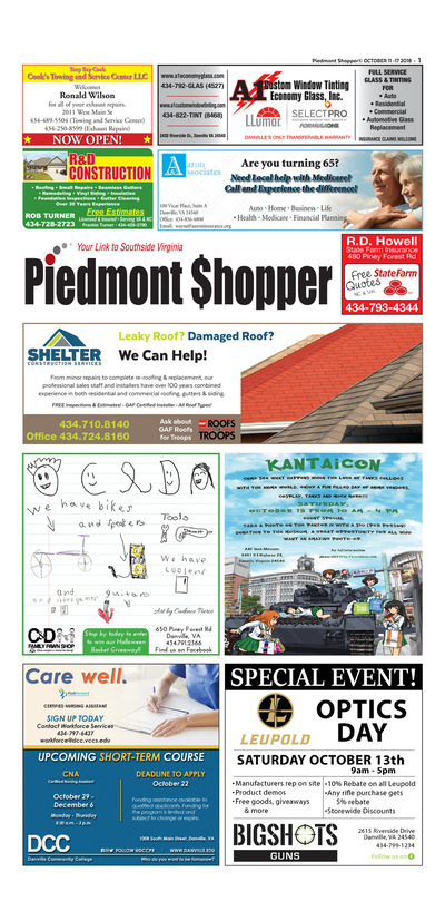 Piedmont Shopper - Oct 11, 2018