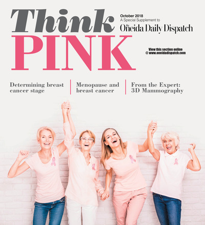 Oneida Dispatch - Special Sections - Think Pink - October 2018 - Oct 22, 2018
