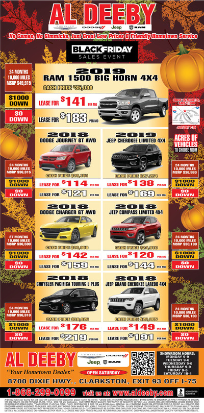 Oakland Press - Local Auto Deals - Nov 11, 2018