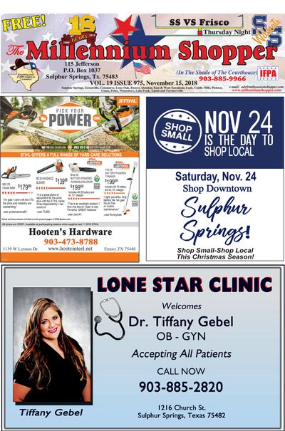 Millennium Shopper - Nov 15, 2018