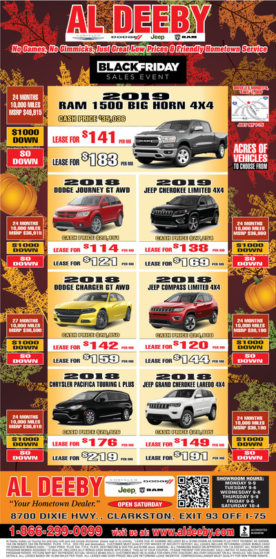 Oakland Press - Local Auto Deals - Nov 25, 2018
