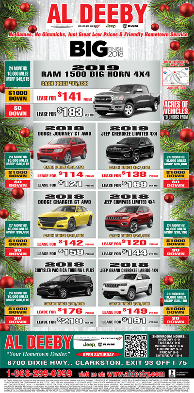 Oakland Press - Local Auto Deals - Dec 2, 2018