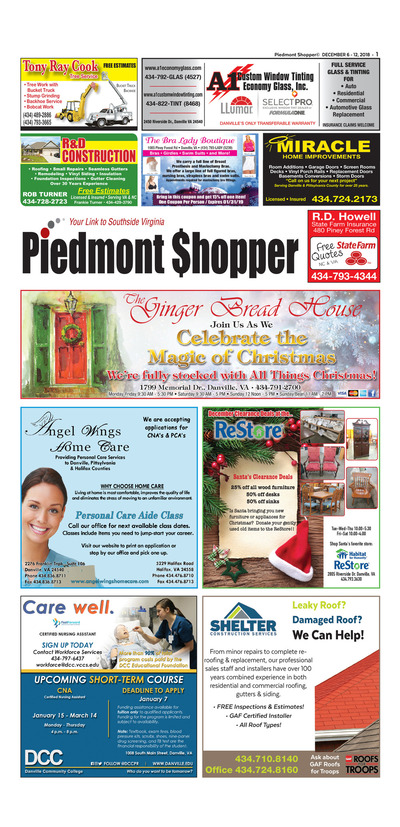 Piedmont Shopper - Dec 6, 2018