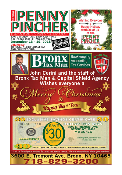 Bronx Penny Pincher - Dec 13, 2018