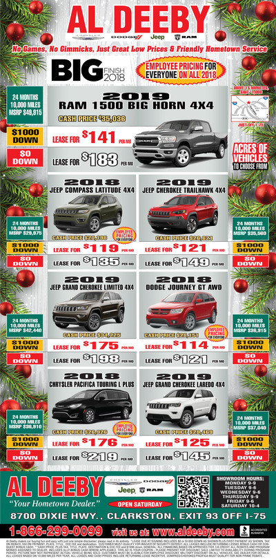 Oakland Press - Local Auto Deals - Dec 16, 2018