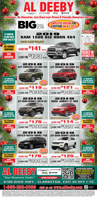 Oakland Press - Local Auto Deals - Dec 23, 2018
