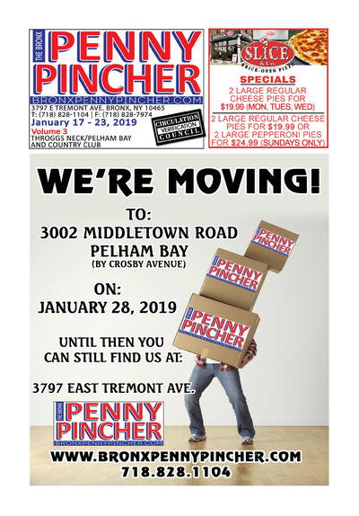Bronx Penny Pincher - Jan 17, 2019