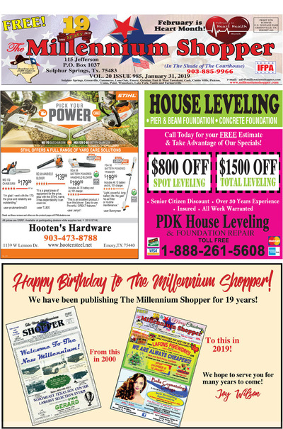 Millennium Shopper - Jan 31, 2019