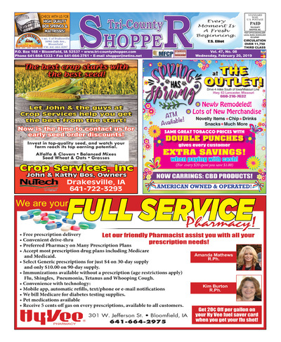 Tri-County Shopper - Feb 20, 2019