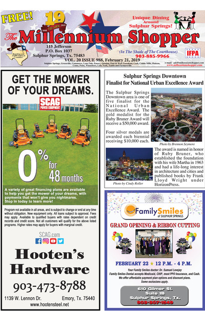 Millennium Shopper - Feb 21, 2019