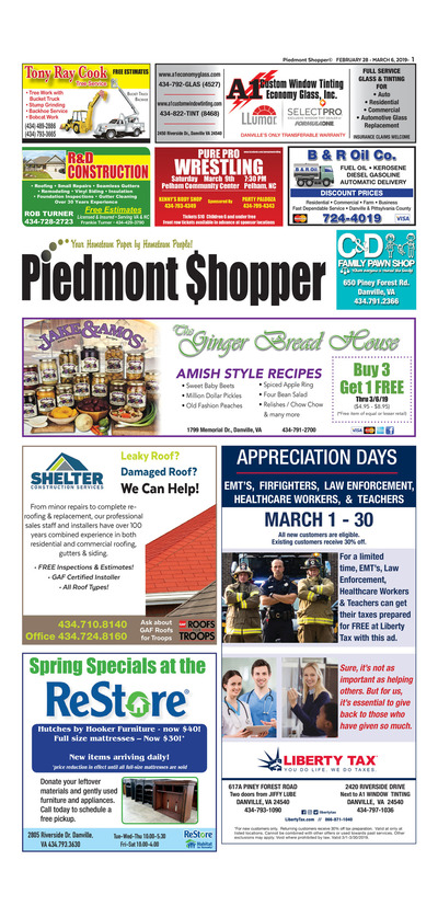 Piedmont Shopper - Feb 28, 2019