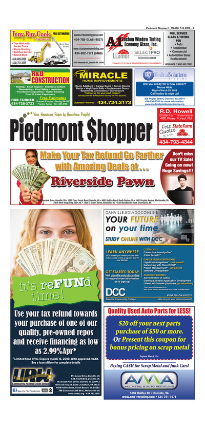 Piedmont Shopper - Mar 7, 2019