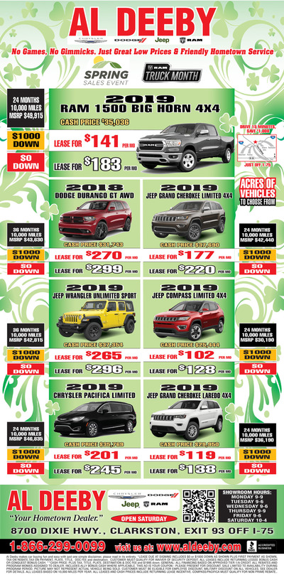 Oakland Press - Local Auto Deals - Mar 10, 2019