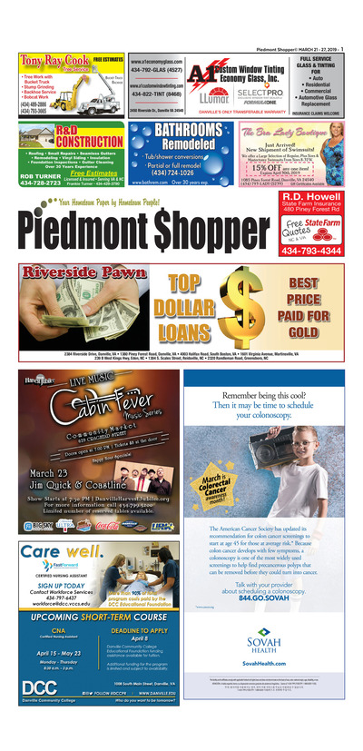 Piedmont Shopper - Mar 21, 2019
