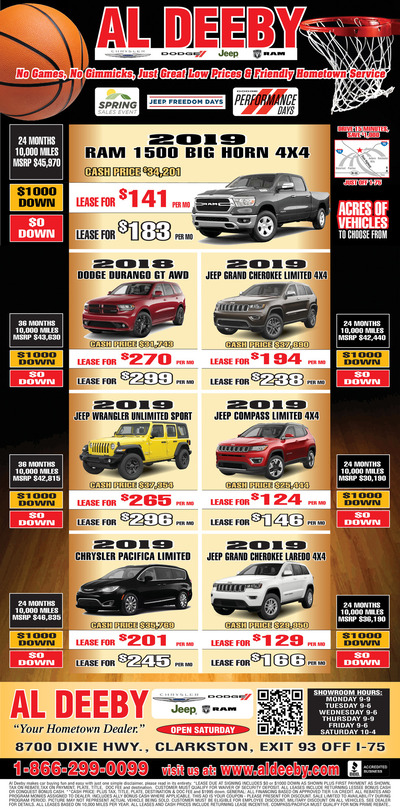 Oakland Press - Local Auto Deals - Apr 7, 2019