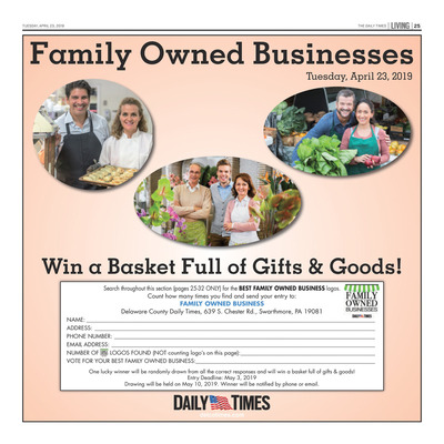 Delco Daily Times - Special Sections - Family Owned Businesses