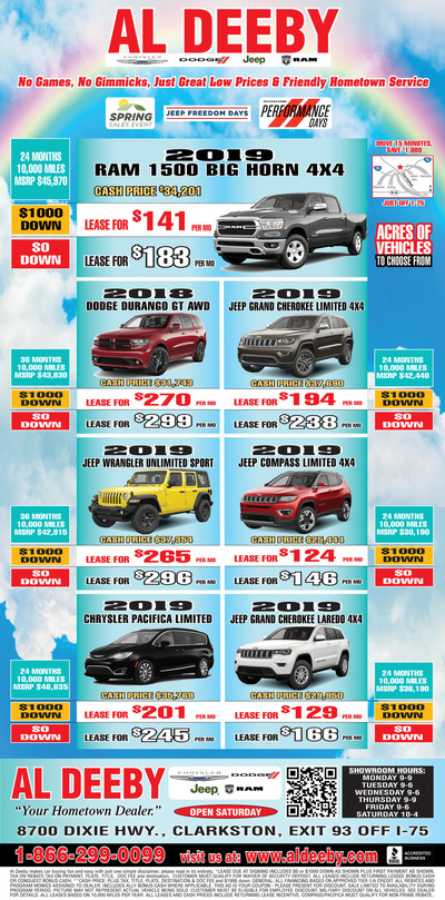 Oakland Press - Local Auto Deals - Apr 28, 2019