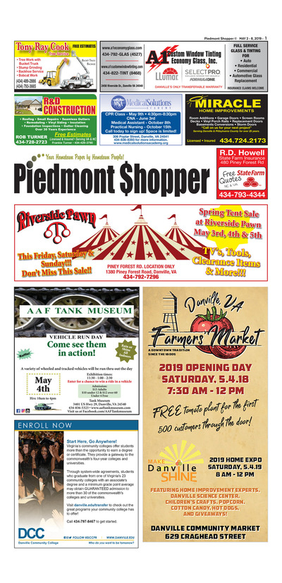 Piedmont Shopper - May 2, 2019