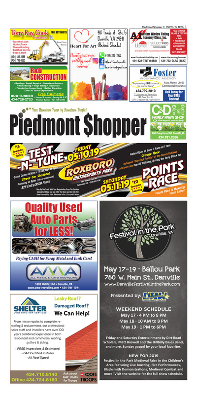 Piedmont Shopper - May 9, 2019