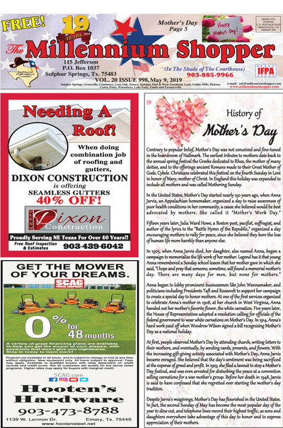 Millennium Shopper - May 9, 2019