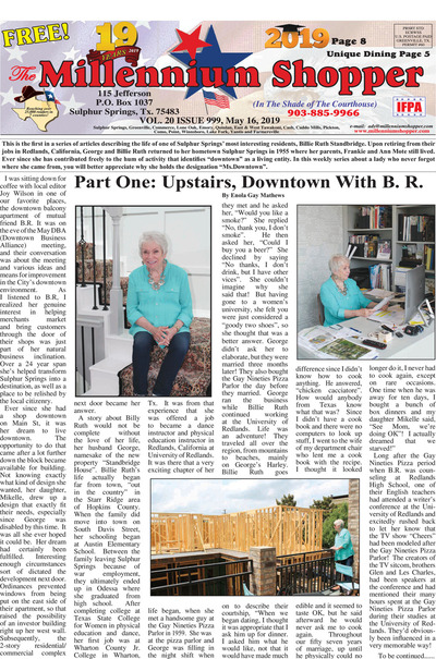 Millennium Shopper - May 16, 2019