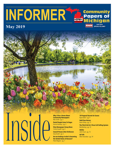 Community Papers of Michigan Newsletter - May 2019