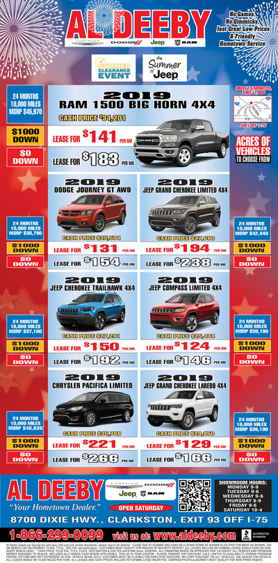 Oakland Press - Local Auto Deals - Jul 7, 2019