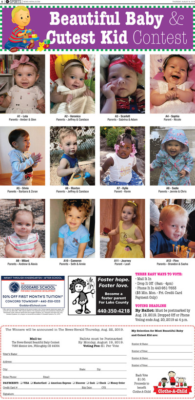News-Herald - Special Sections - Beautiful Baby & Cutest Kid Contest