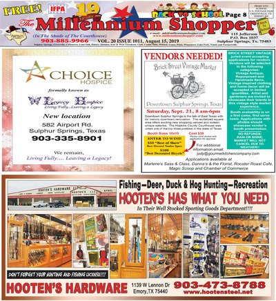 Millennium Shopper - Aug 15, 2019