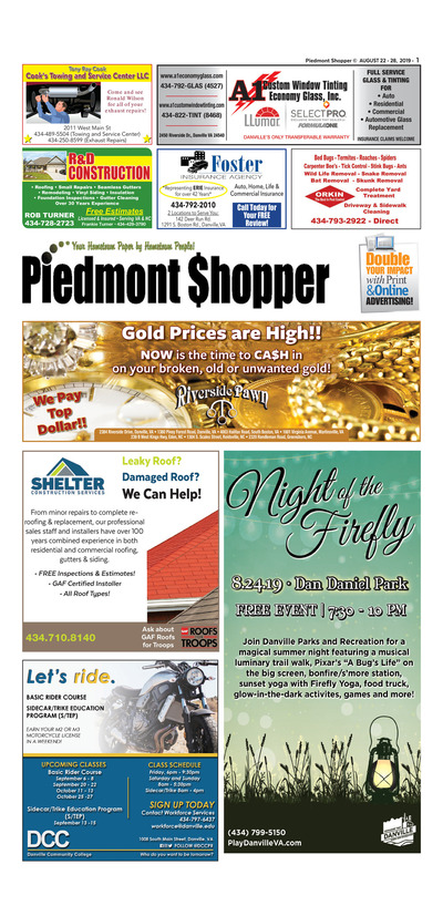 Piedmont Shopper - Aug 22, 2019