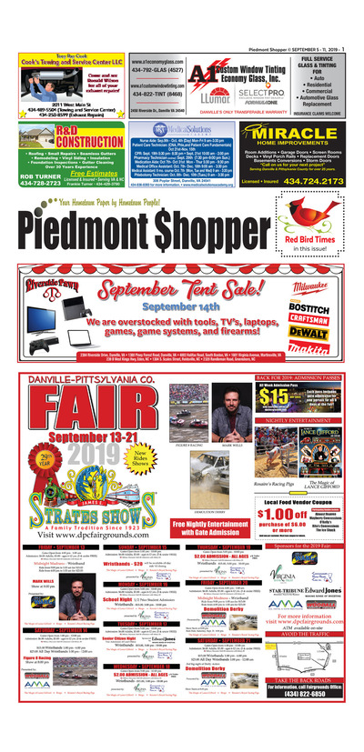 Piedmont Shopper - Sep 5, 2019