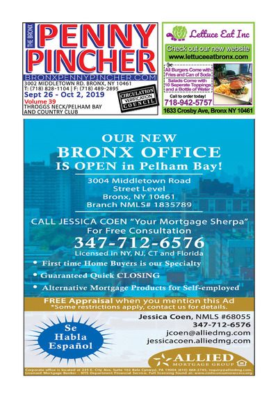 Bronx Penny Pincher - Sep 26, 2019