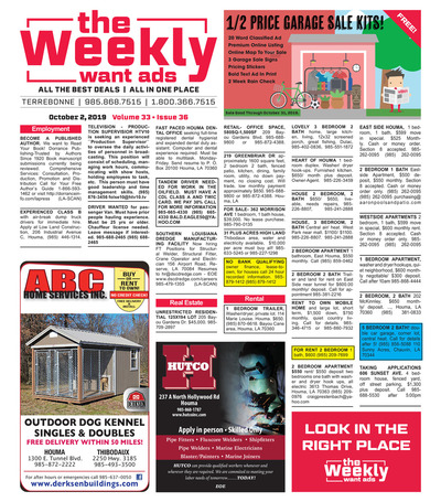 The Weekly - Oct 2, 2019
