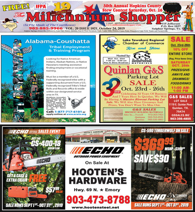 Millennium Shopper - Oct 24, 2019