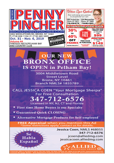 Bronx Penny Pincher - Oct 31, 2019