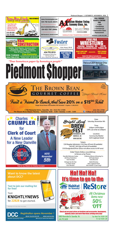 Piedmont Shopper - Oct 31, 2019