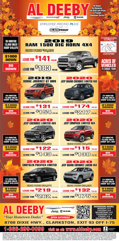 Oakland Press - Local Auto Deals - Nov 3, 2019