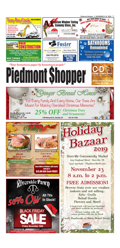 Piedmont Shopper - Nov 21, 2019