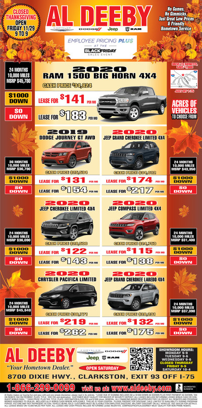 Oakland Press - Local Auto Deals - Nov 24, 2019