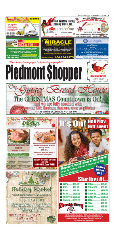 Piedmont Shopper - Dec 5, 2019