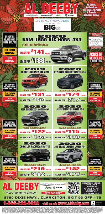 Oakland Press - Local Auto Deals - Dec 8, 2019
