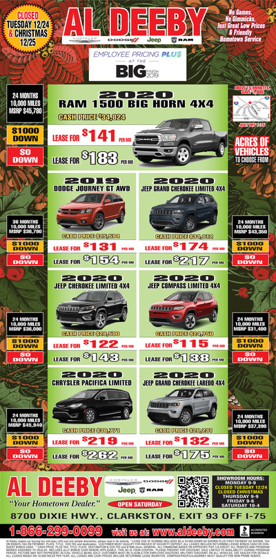 Oakland Press - Local Auto Deals - Dec 22, 2019